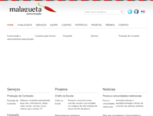 Tablet Screenshot of malaguetacomunicacao.com.br
